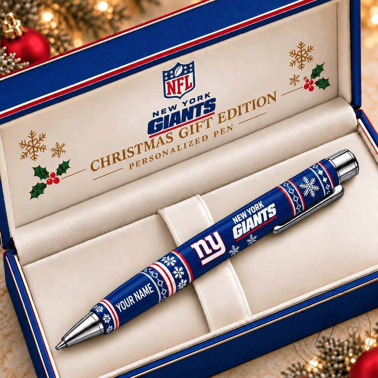 New York Giants Christmas Gift Edition Personalized Ballpoint Pen
