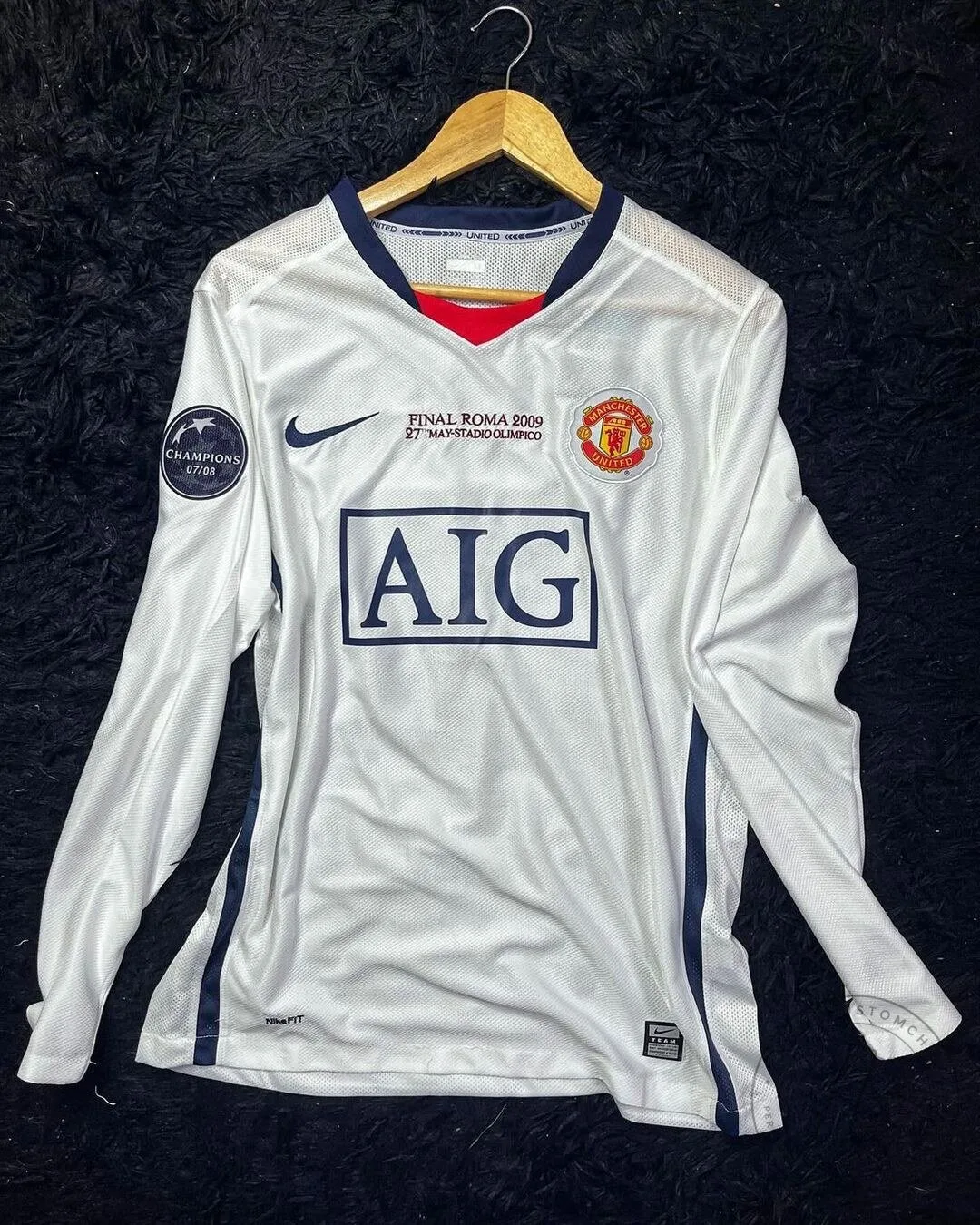 Manchester United 2008-2009 Cristiano Ronaldo Away Long Sleeve Jersey