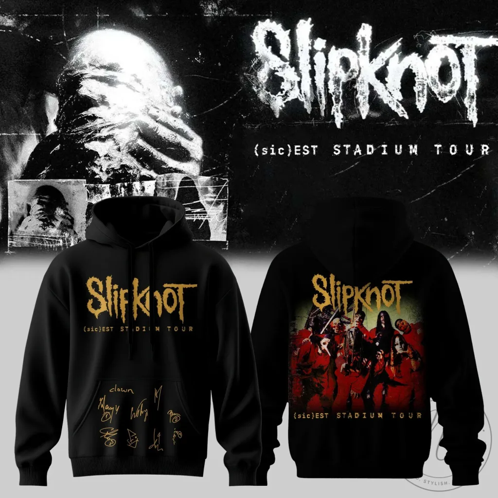 Slipknot (sic)est Stadium Tour Band Music Concert Graphic Hoodie Slipknot (sic)est Stadium Tour Band Music Concert Graphic Hoodie