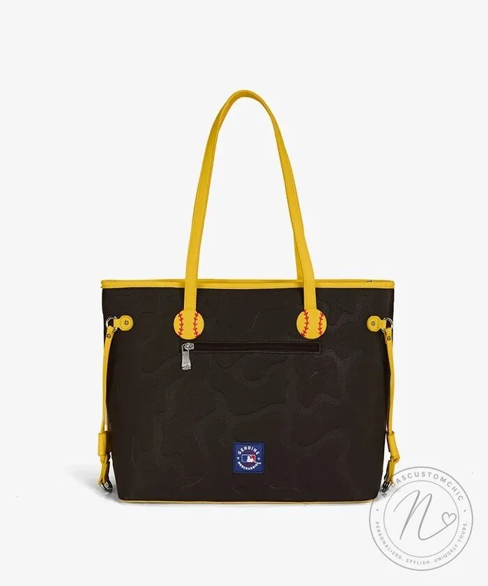 San Diego Padres MLB Baseball Team Logo Tote Bag with Wristlet Wallet Set 24 San Diego Padres MLB Baseball Team Logo Tote Bag with Wristlet Wallet Set