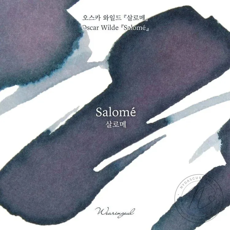 Wearingeul Oscar Wilde Salome Standard Ink 30ml Bottle 4 Wearingeul Oscar Wilde Salome Standard Ink 30ml Bottle