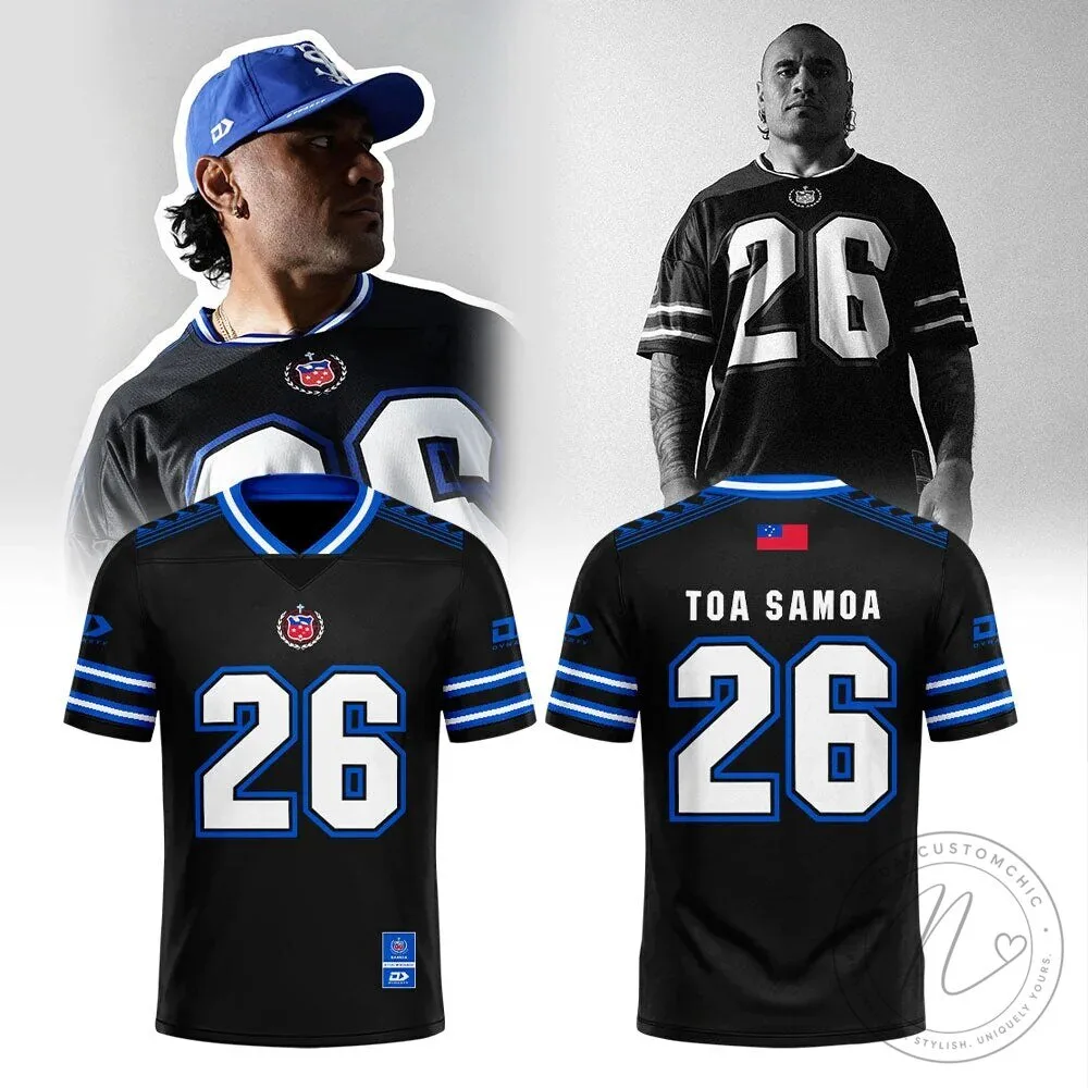 Samoa Rugby League Football Jersey - Toa Edition