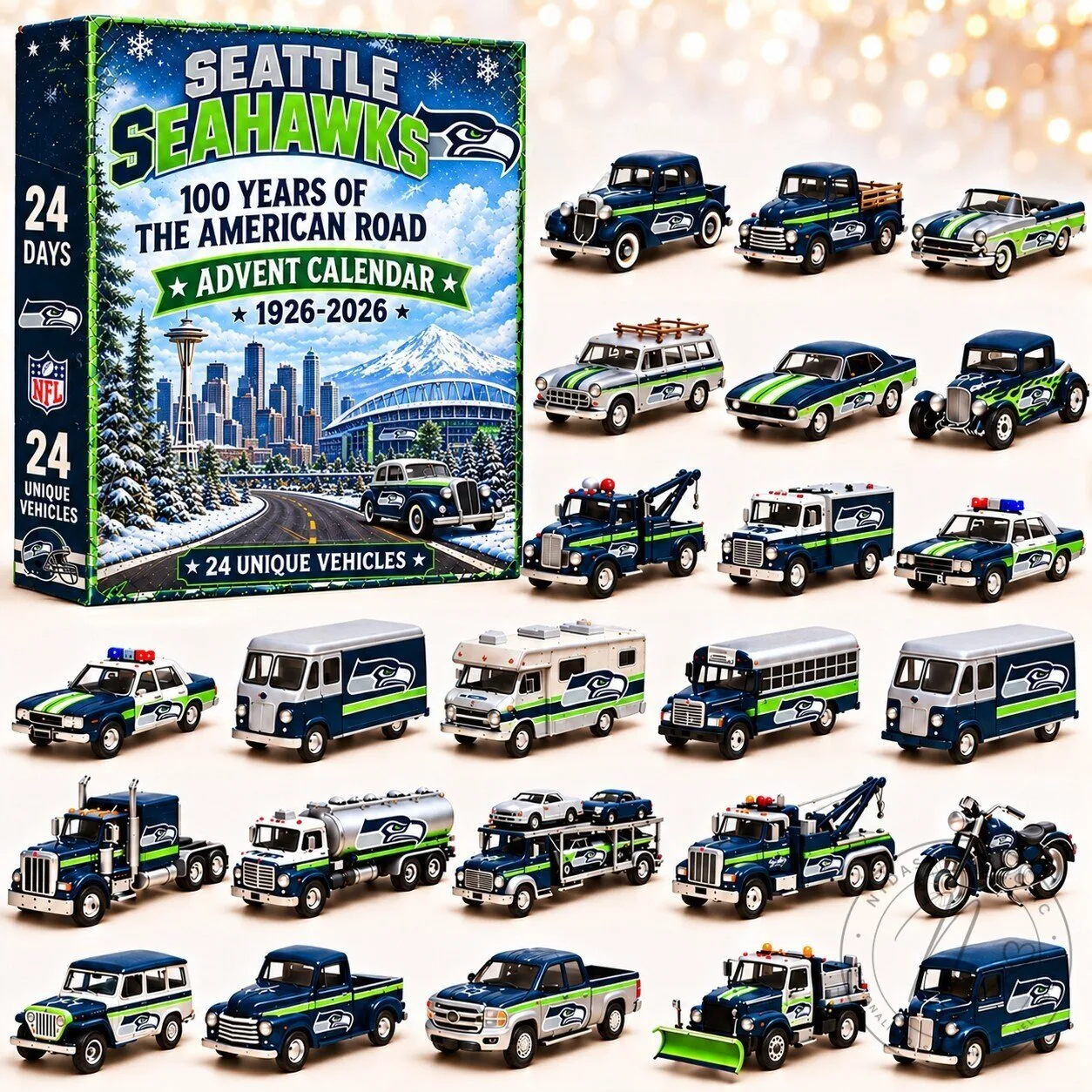 Seattle Seahawks 100 Years of the American Road Advent Calendar 3 Seattle Seahawks 100 Years of the American Road Advent Calendar